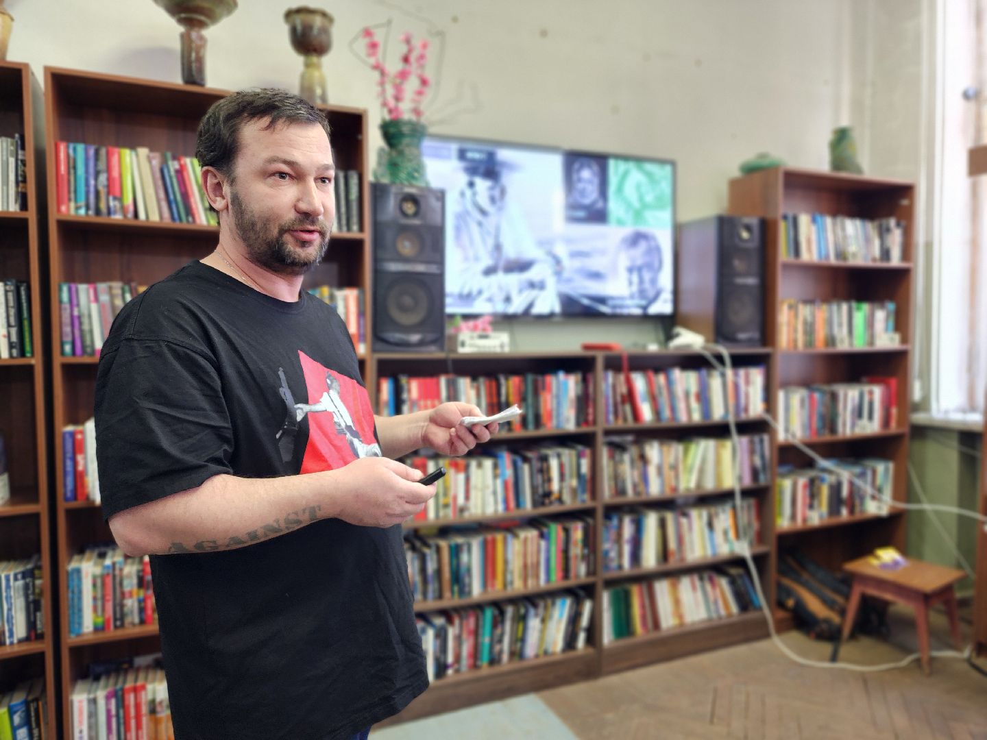 фрязино, лекция в библиотеке, фотографы,