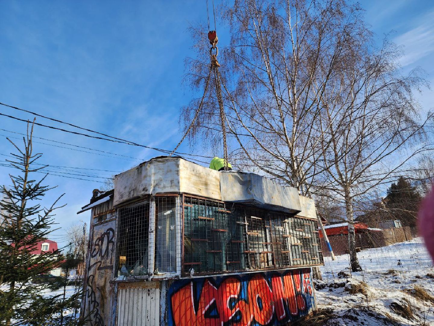 солнечногорск, демонтаж, торговый объект, нестационарный объект, вертикалки,
