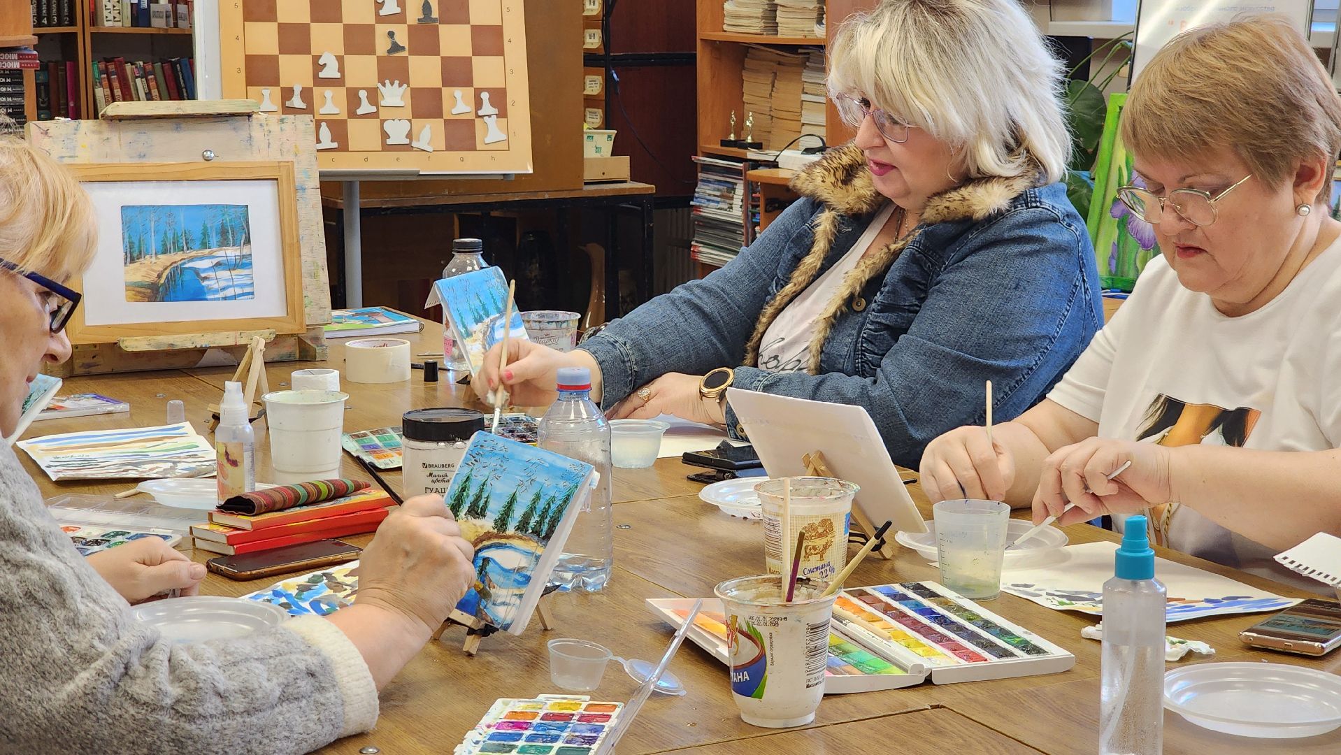 Акварель, Лобня, Мастер-класс, Художник, вертикалки,