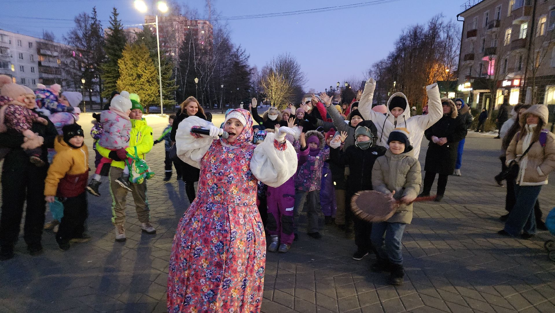 Масленица, дети, Лосино-Петровский,