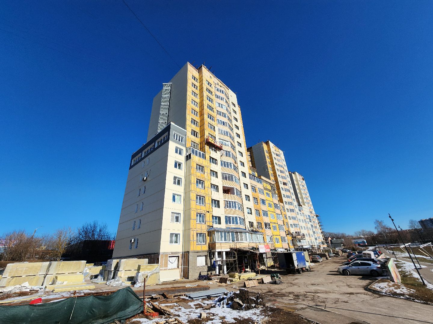 Чехов, улица Дружбы 1, жилой комплекс посейдон, капитальный ремонт фасада, реконструкция фасада, облицовка дома, наружная отделка, теплоизоляция, гидроизоляция, фонд капитального ремонта мо, вертикалки,