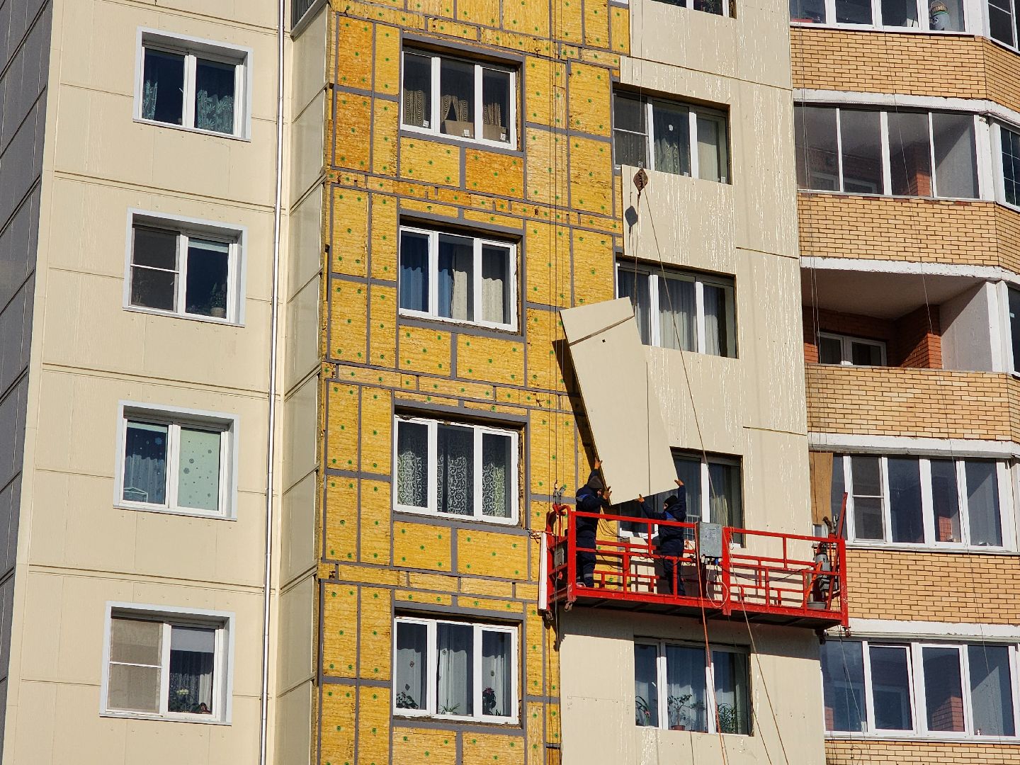 Чехов, улица Дружбы 1, жилой комплекс посейдон, капитальный ремонт фасада, реконструкция фасада, облицовка дома, наружная отделка, теплоизоляция, гидроизоляция, фонд капитального ремонта мо, вертикалки,
