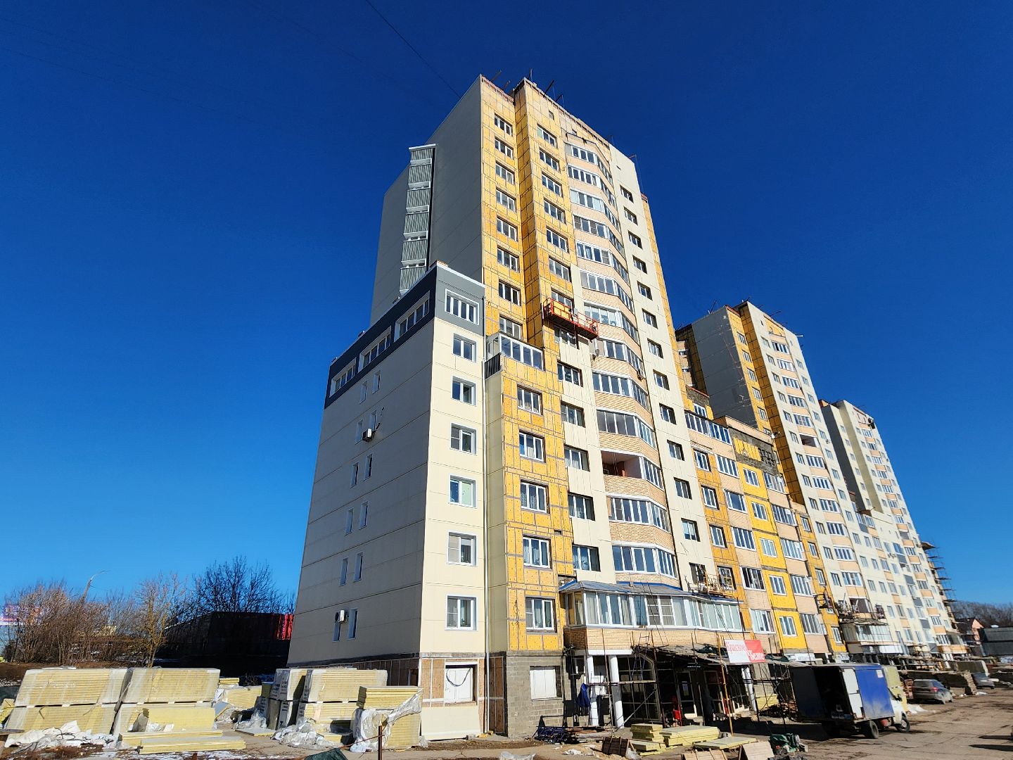 Чехов, улица Дружбы 1, жилой комплекс посейдон, капитальный ремонт фасада, реконструкция фасада, облицовка дома, наружная отделка, теплоизоляция, гидроизоляция, фонд капитального ремонта мо, вертикалки,