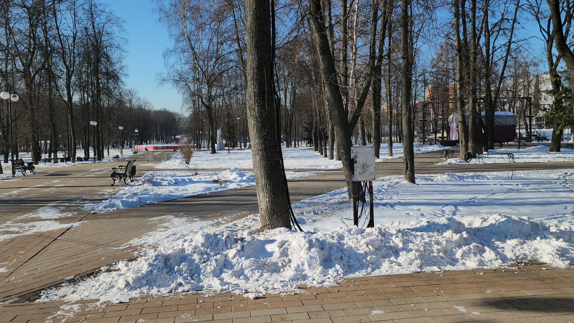 Люберцы, центральный парк люберцы, уборка территории,