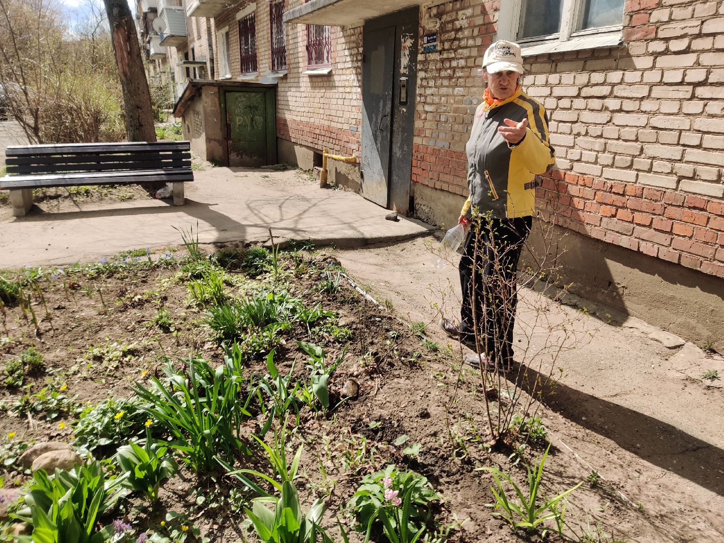 Красноармейск, Пушкинский, субботник, цветник, клумбы