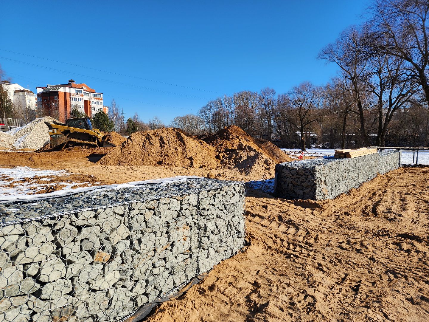 Чехов, улица Береговая, набережная реки Теребенка, благоустройство, обновление, реконструкция, подпорные стенки, габионы, укрепление откосов и склонов, госпрограмма московской области, формирование комфортной городской среды, нацпроект жилье и городская среда, вертикалки,