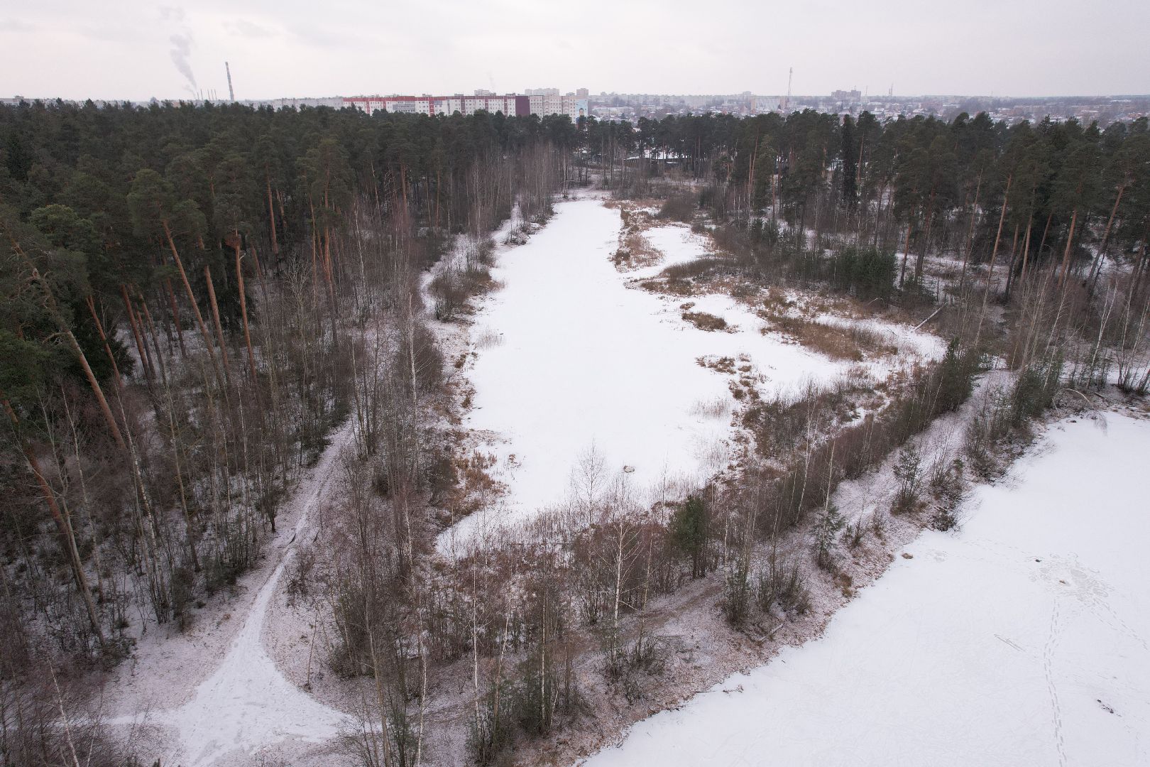 видео с коптера, орехово-зуево, благоустройство парка,