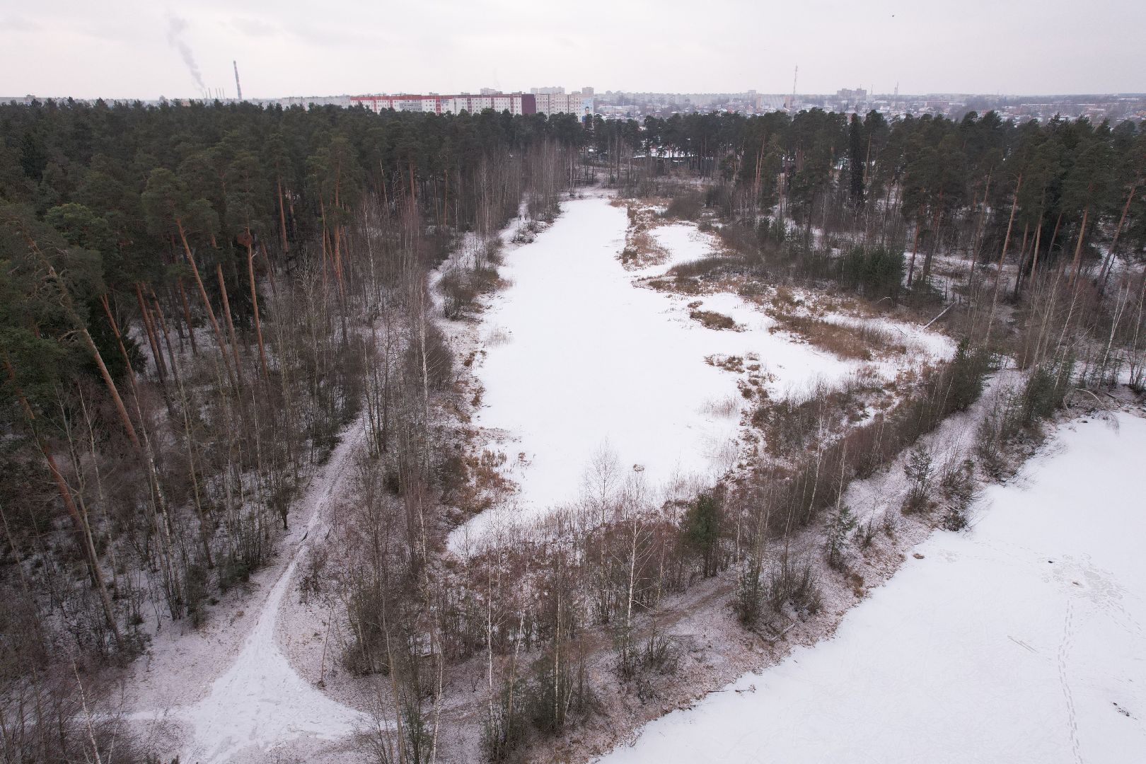 видео с коптера, орехово-зуево, благоустройство парка,