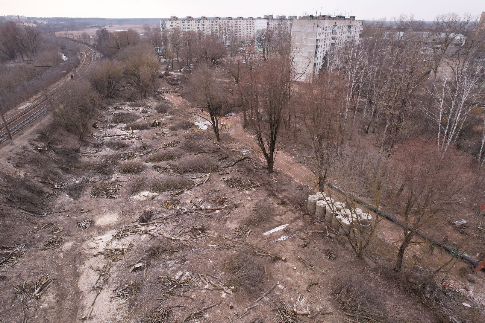 видео с коптера, орехово-зуево, благоустройство сквера, ликино-дулево,
