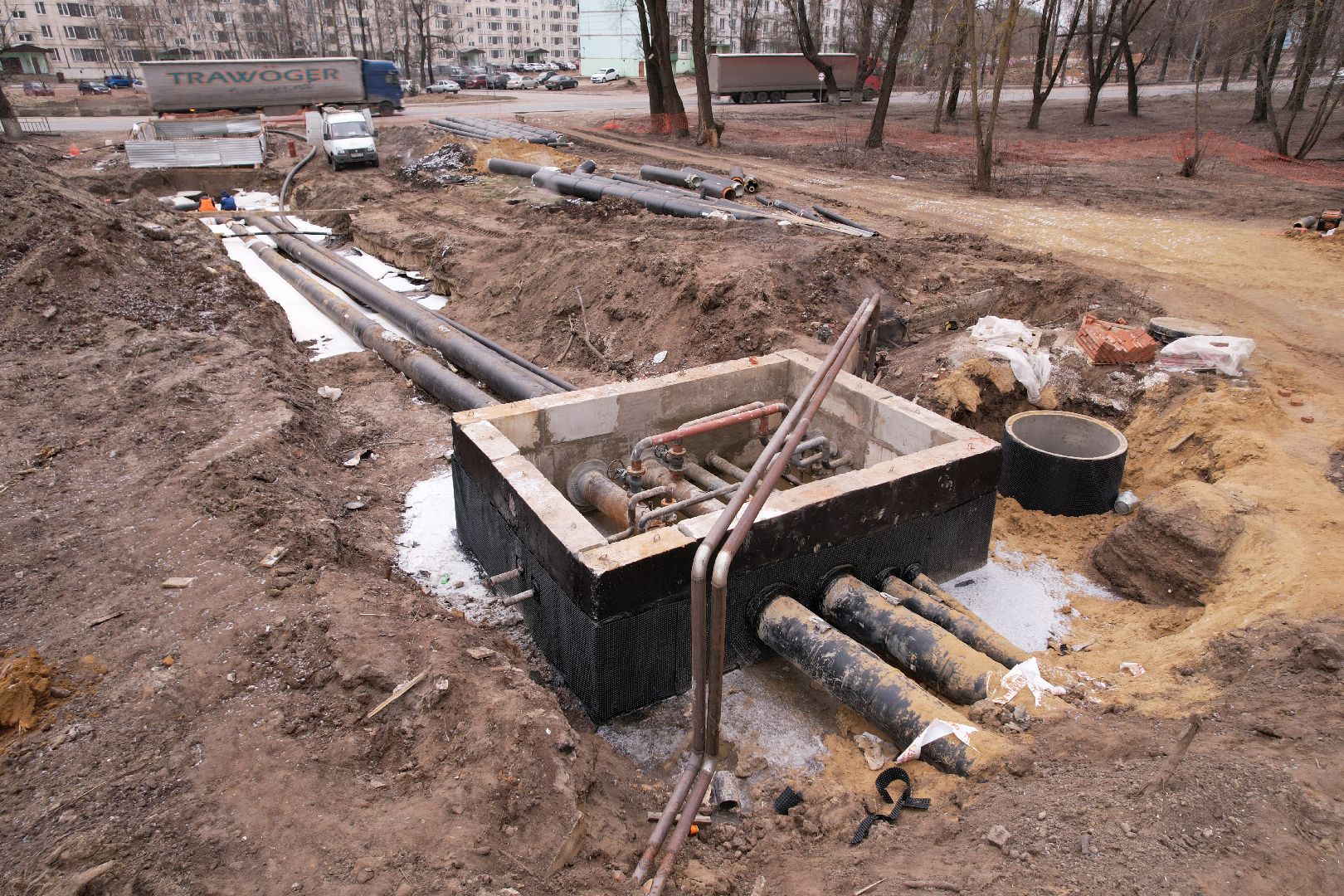 видео с коптера, орехово-зуево, благоустройство сквера, ликино-дулево,