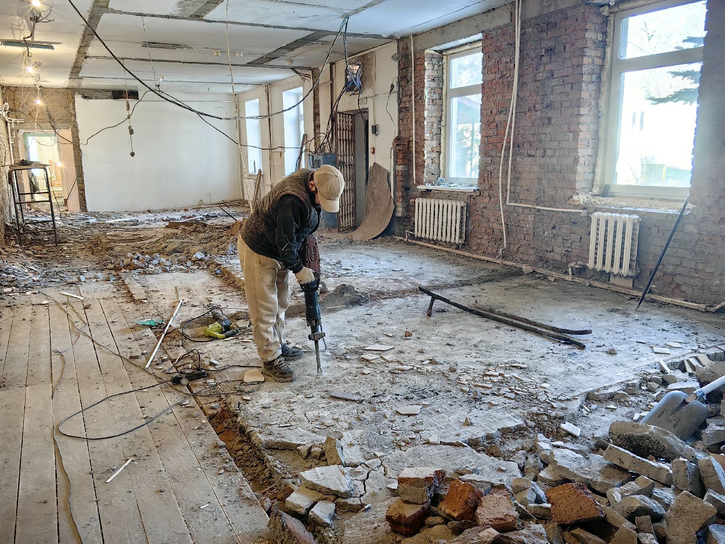 детский сад, капитальный ремонт, демонтаж, инженерные сети, стены, вертикалки,