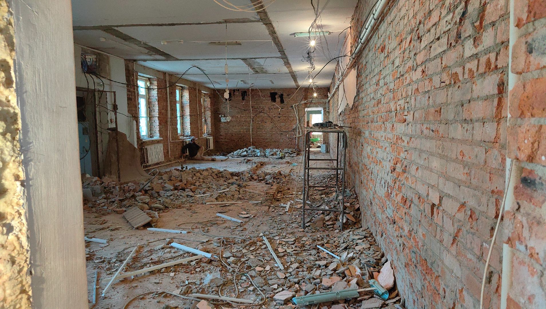 детский сад, капитальный ремонт, демонтаж, инженерные сети, стены, вертикалки,