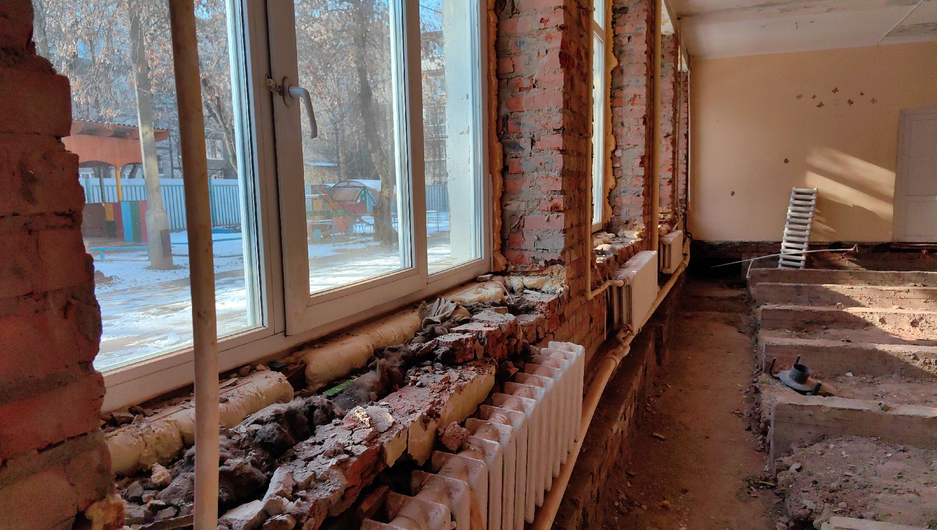 детский сад, капитальный ремонт, демонтаж, инженерные сети, стены, вертикалки,