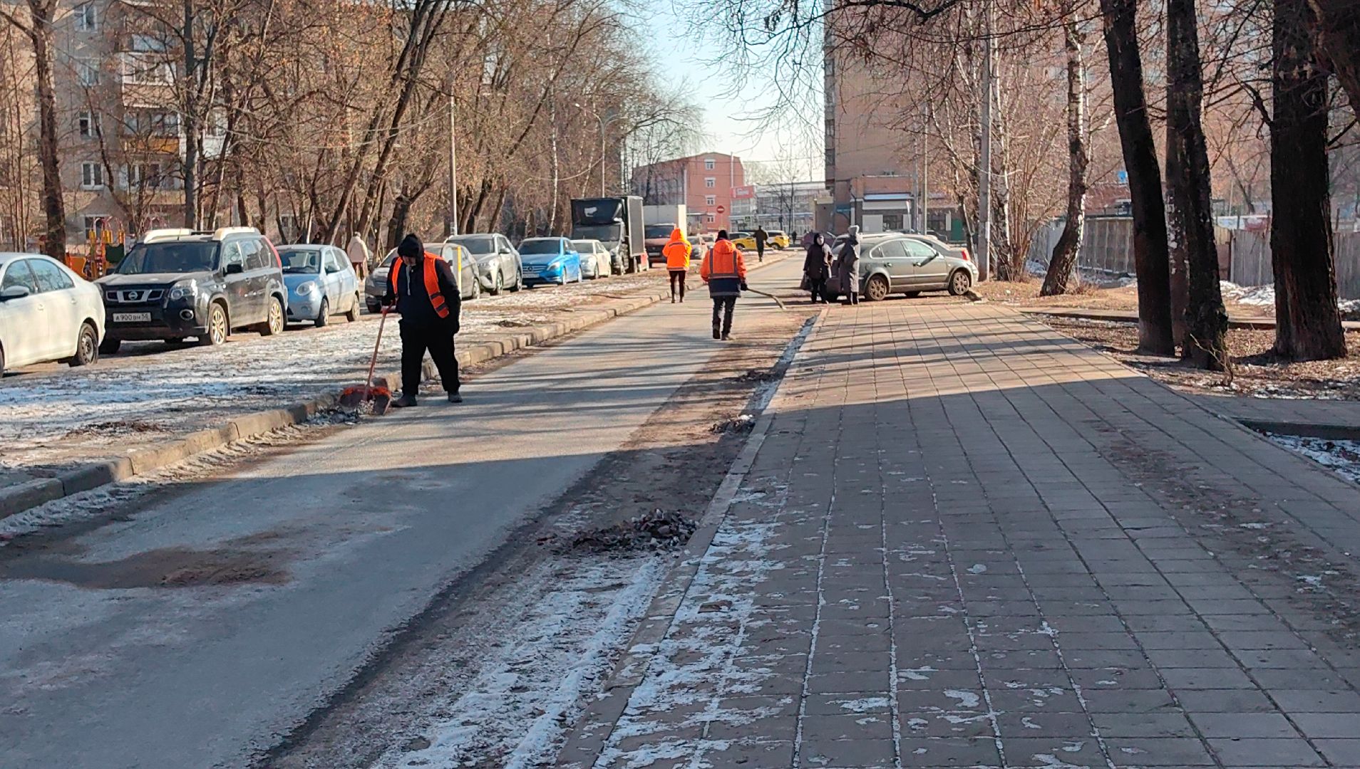 дорога, уборка улиц, мосавтодор, служба, песок, вертикалки,