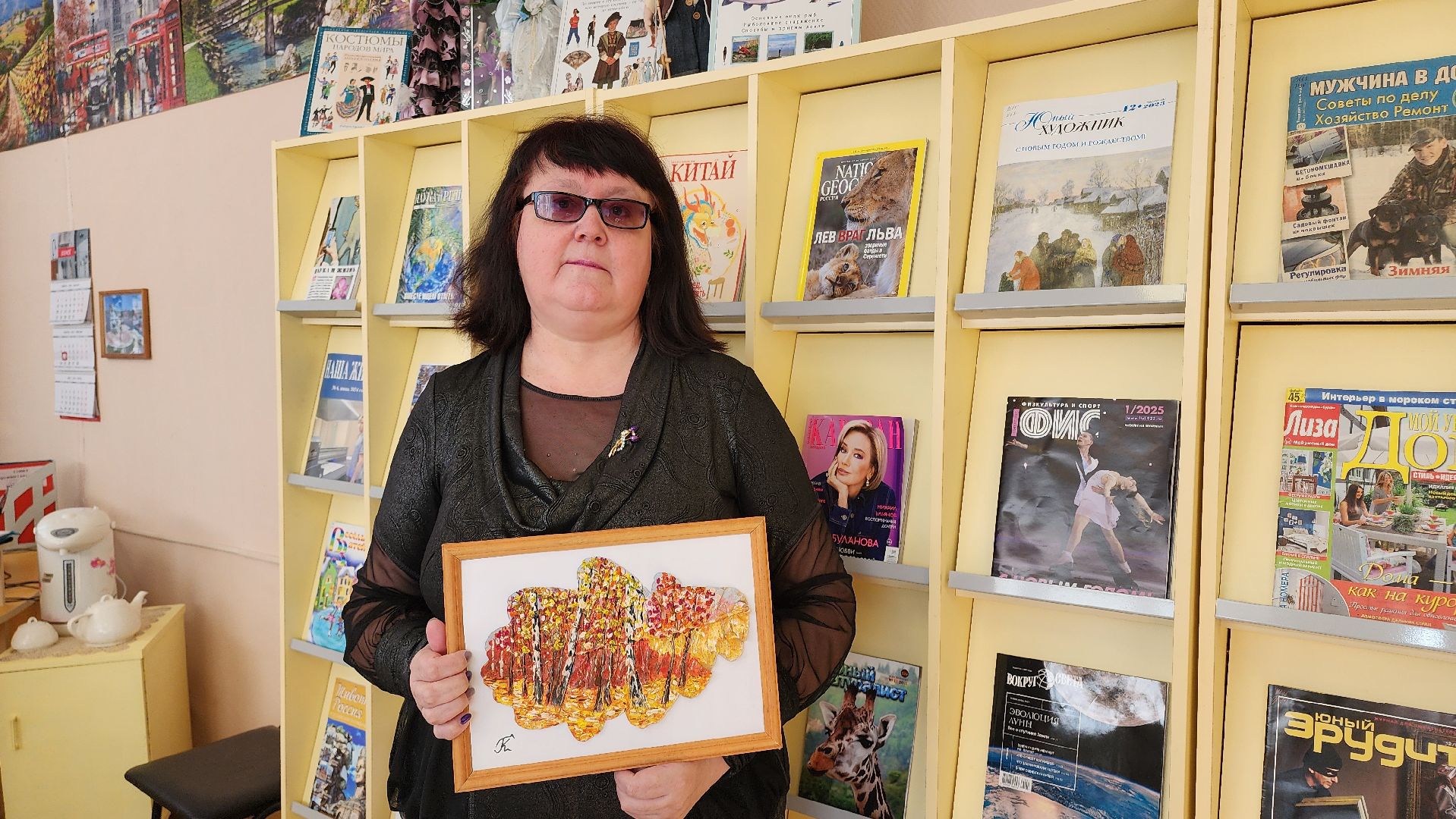 кашира, художник, живопись, картина, вертикальное, библиотека, вертикалки,