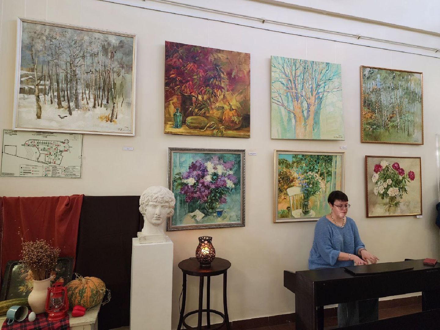 Выставка картин, Истра, Юбилей,школа искусств,