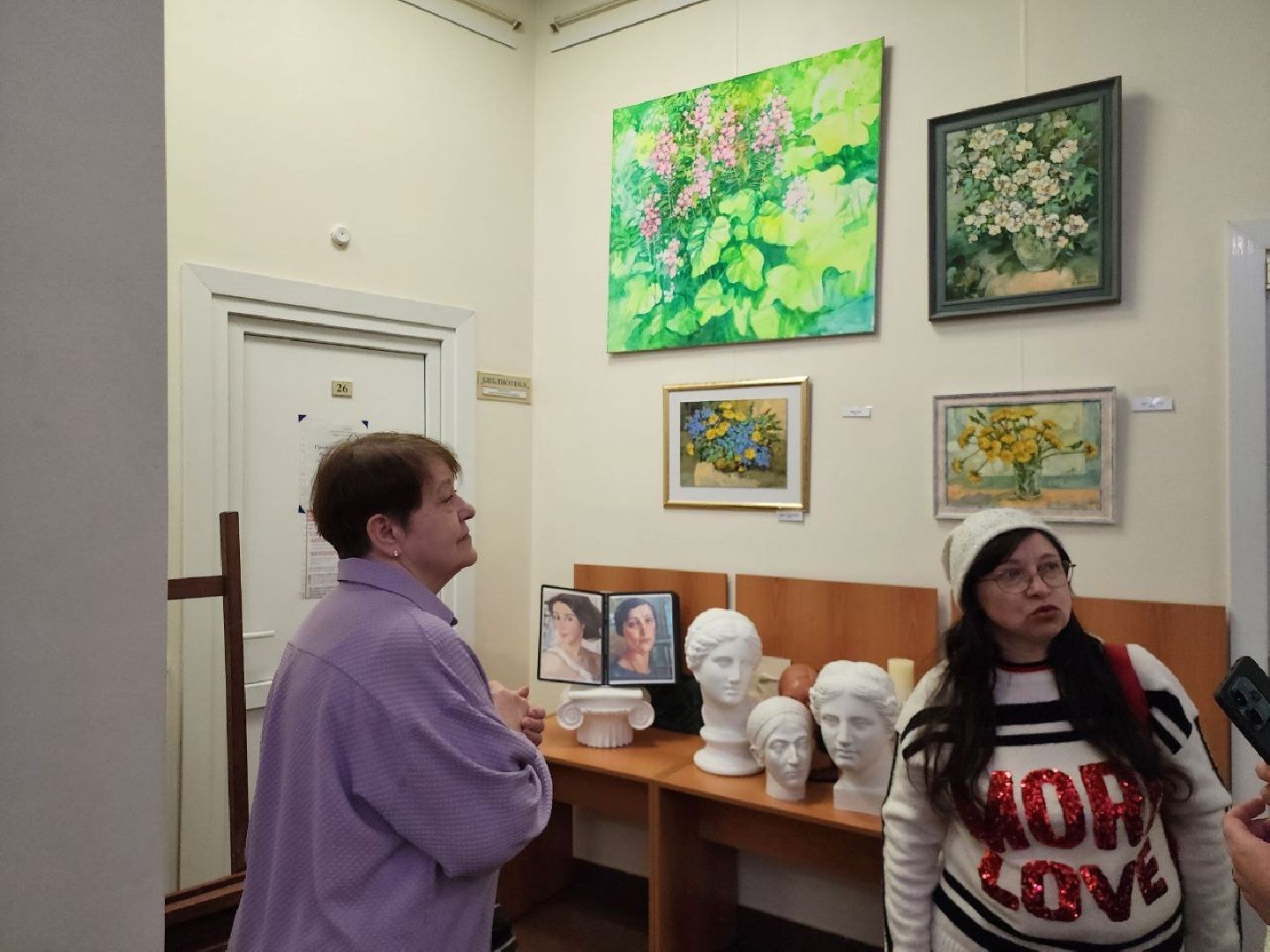 Выставка картин, Истра, Юбилей,школа искусств,