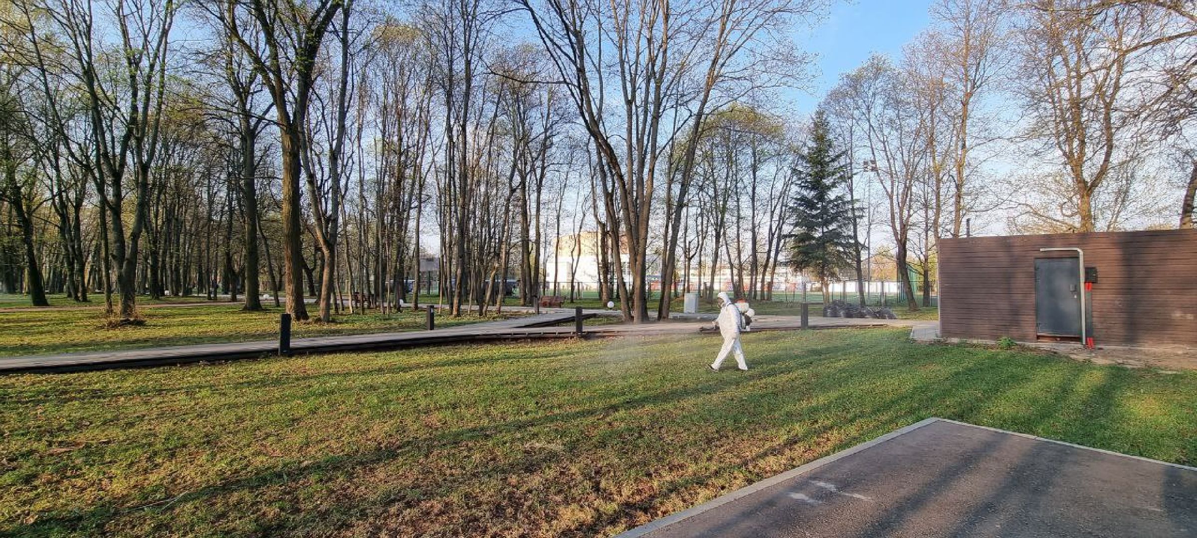 парк, противоклещевая обработка, клещи, Лосино-Петровский