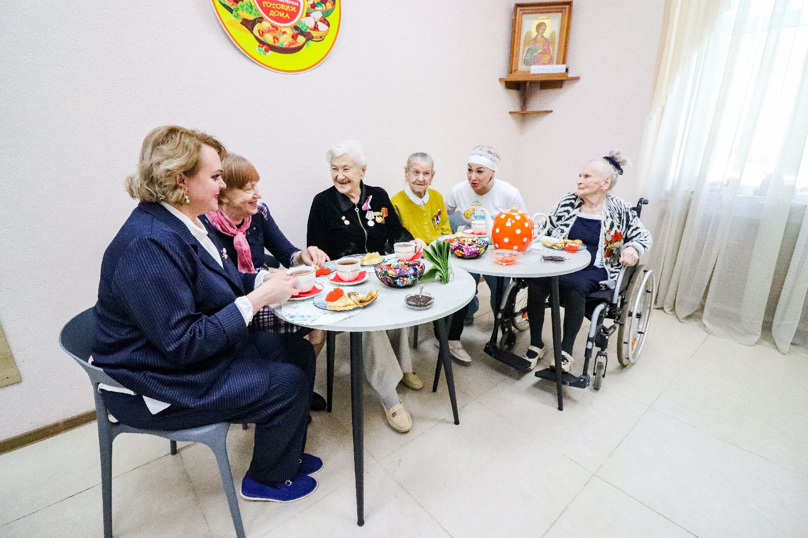 Клин, общество, блины, масленица, ветераны ВОВ, мастер класс, вертикалки,