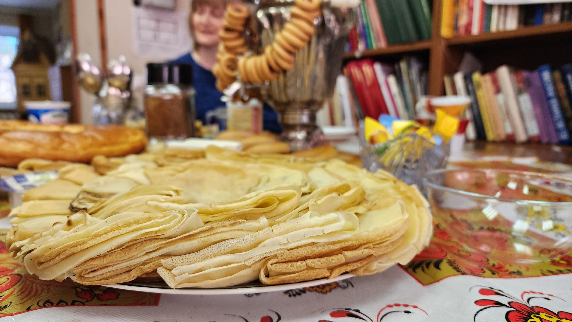 Масленица, Лобня, Беседа с батюшкой, вертикалки,