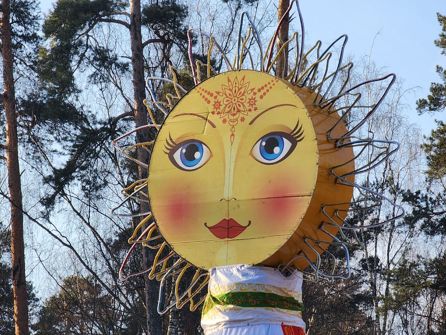 ногинск, парк, жители, общество, праздник, украшение, масленица, вертикалки,