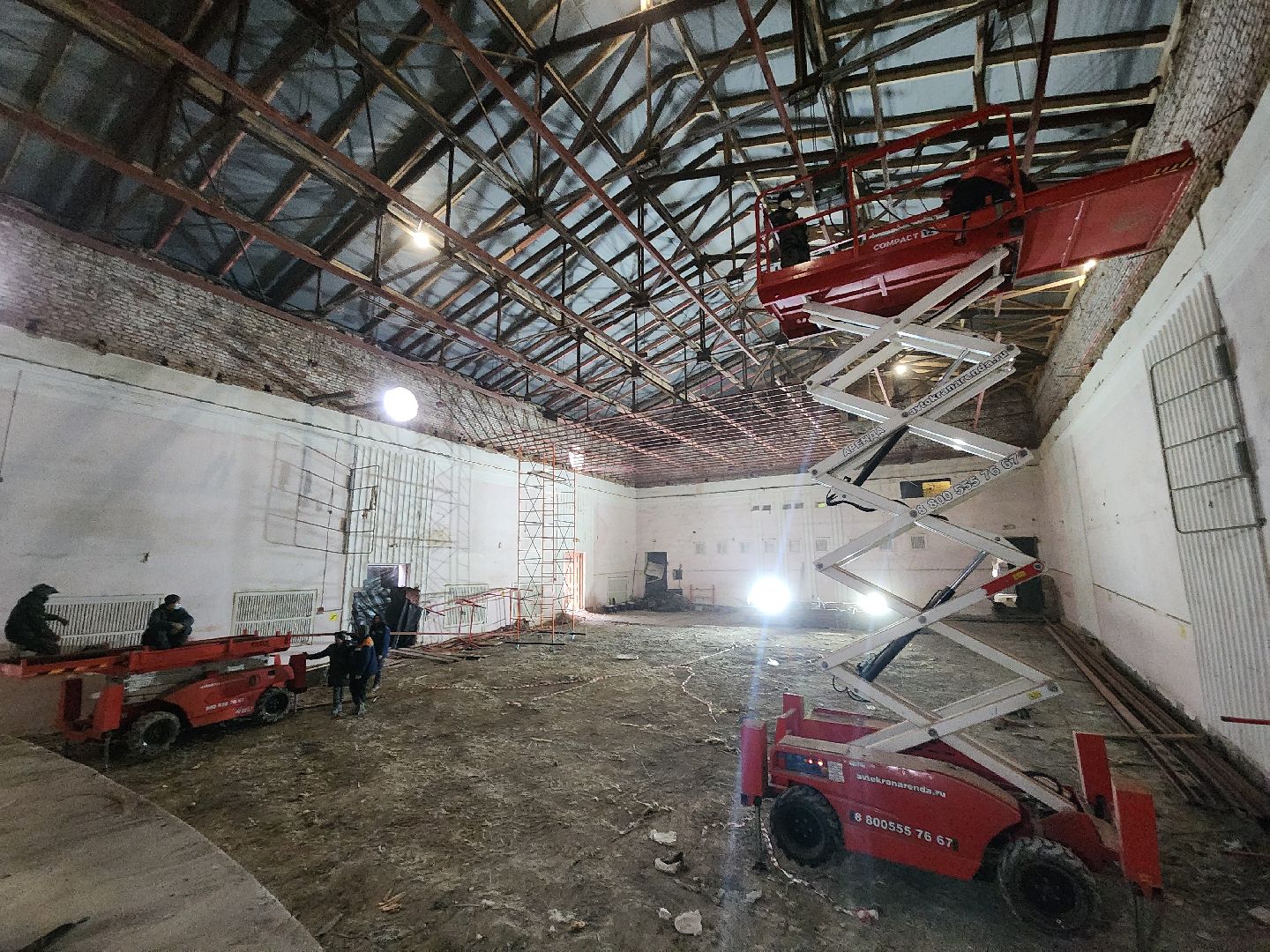 серпухов, подмосковье, капремонт дворца культуры,