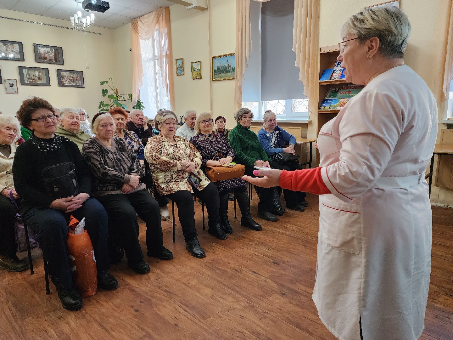 раменское, медицина, школа здоровья раменской больницы, занятие в раменской центральной библиотеке, иммунитет,