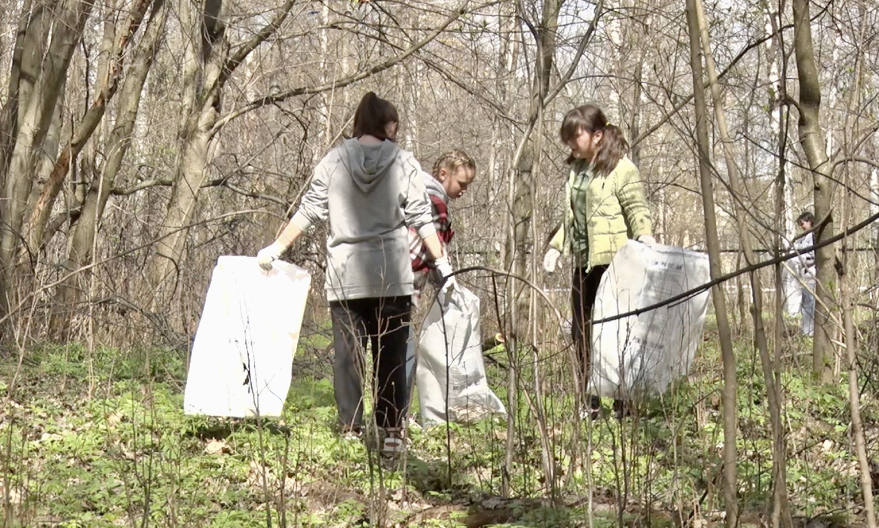 Клин, благоустройство, субботник, люди, месяц чистоты
