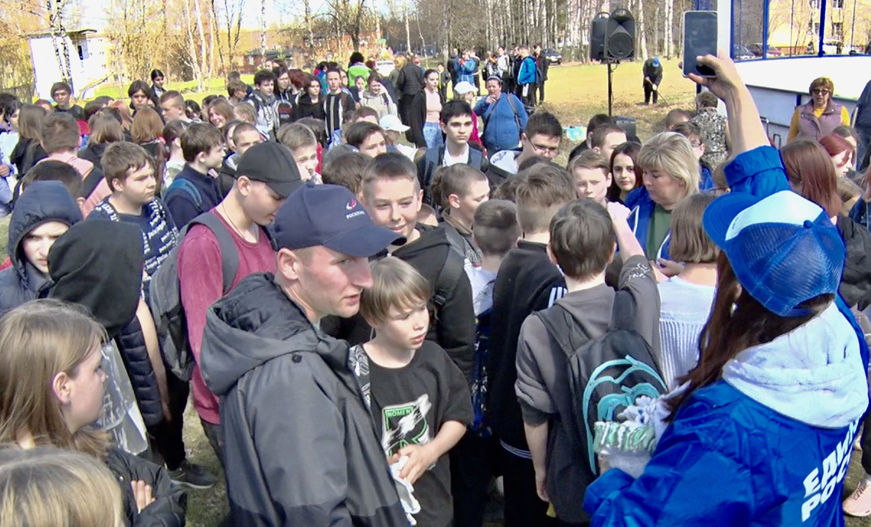 Клин, благоустройство, субботник, люди, месяц чистоты