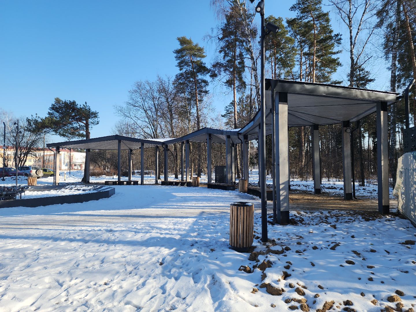 Черноголовка, Благоустройство, южное озеро, вертикалки,