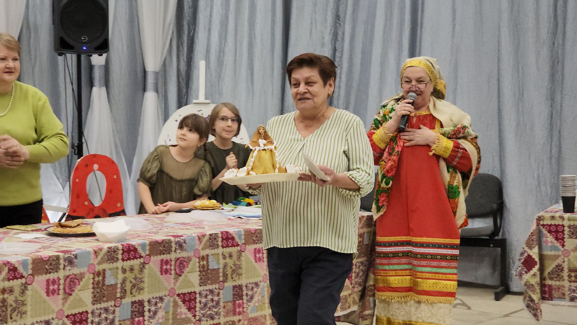 Масленица, конкурс блинов, Лобня, вертикалки,