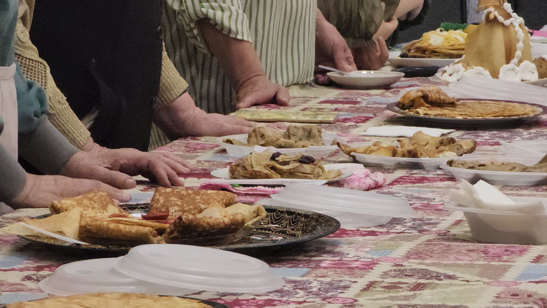 Масленица, конкурс блинов, Лобня, вертикалки,