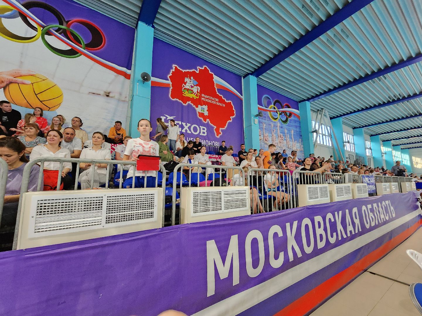 Чехов, дворец спорта Олимпийский, первенство России, синхронное плавание, юноши и девушки 13-16 лет, соревнования, состязания, торжественное открытие, соло, дуэты, группы,