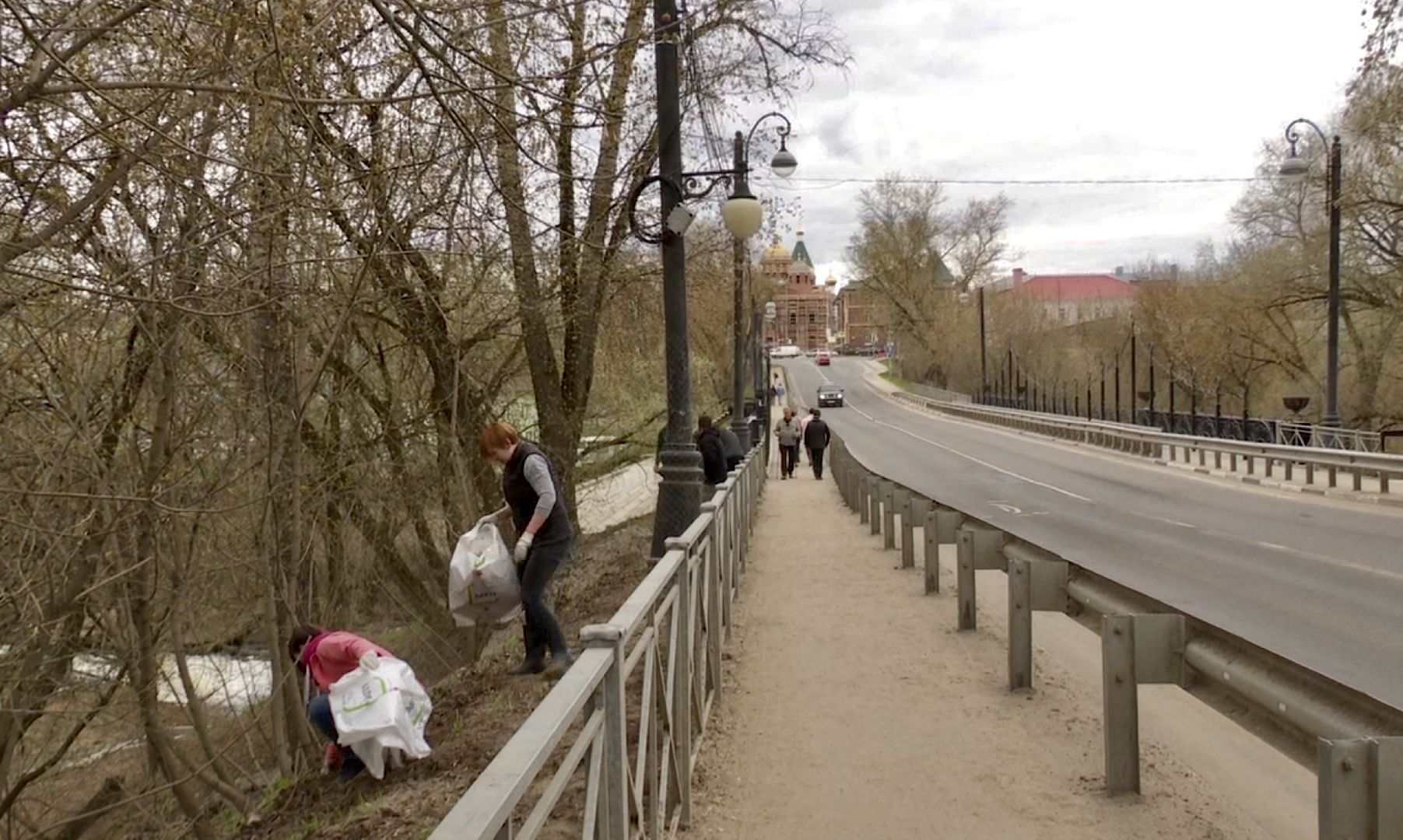 Клин, благоустройство, субботник, люди, месяц чистоты