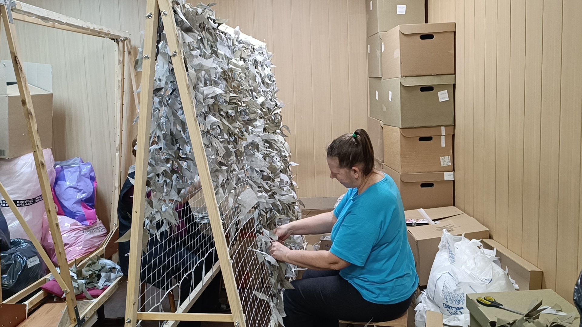 лобня, волонтеры, шторы, дроны,