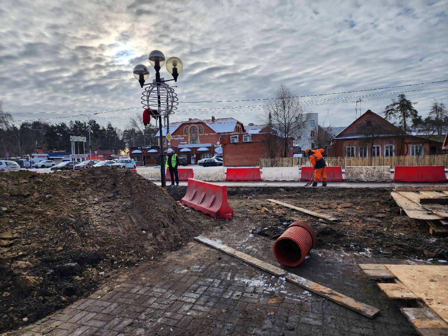 дороги, строительство, шатура, дождевая канализация, вертикалки,