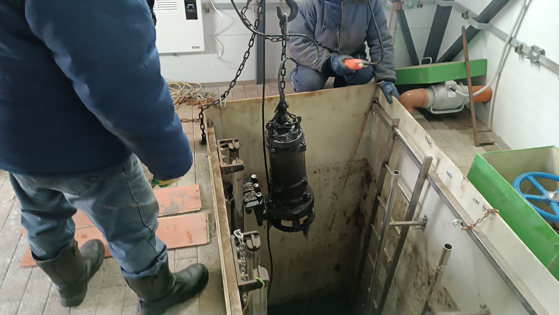 канализационно-насосная станция, засор, водоканал, щёлково,