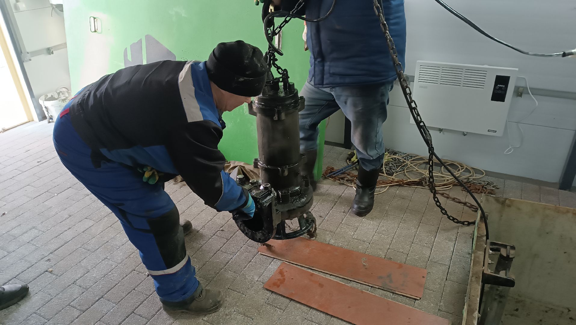 канализационно-насосная станция, засор, водоканал, щёлково,