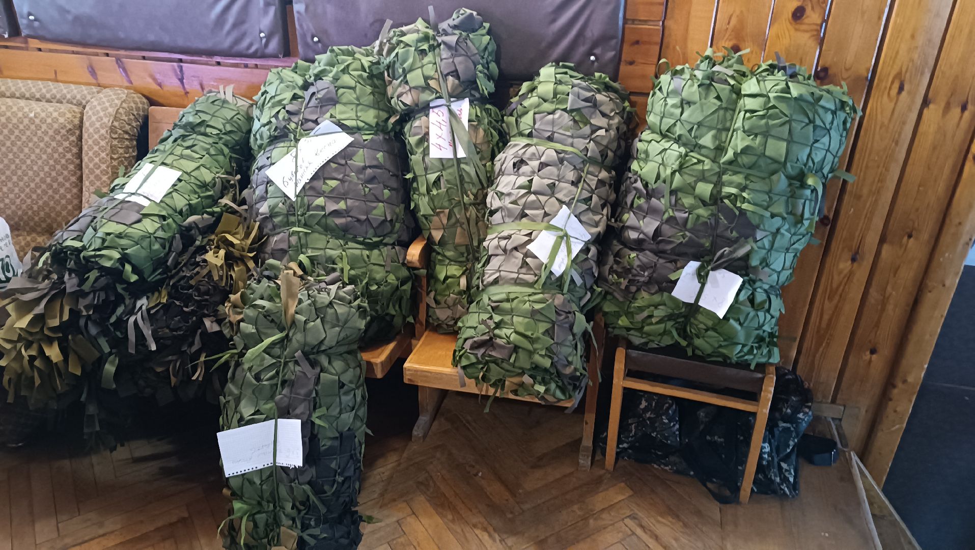 маскировочная сеть, волонтеры, спецоперация, монино,