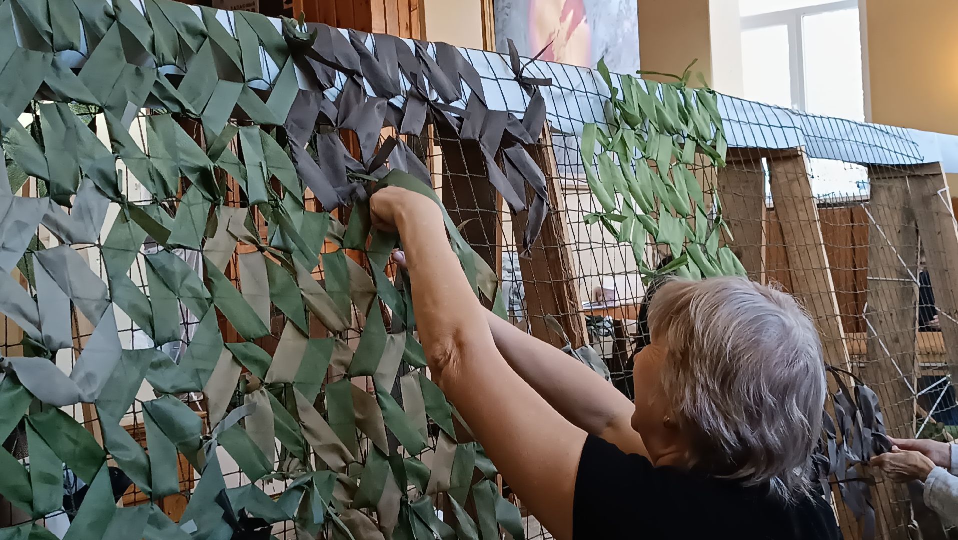 маскировочная сеть, волонтеры, спецоперация, монино,