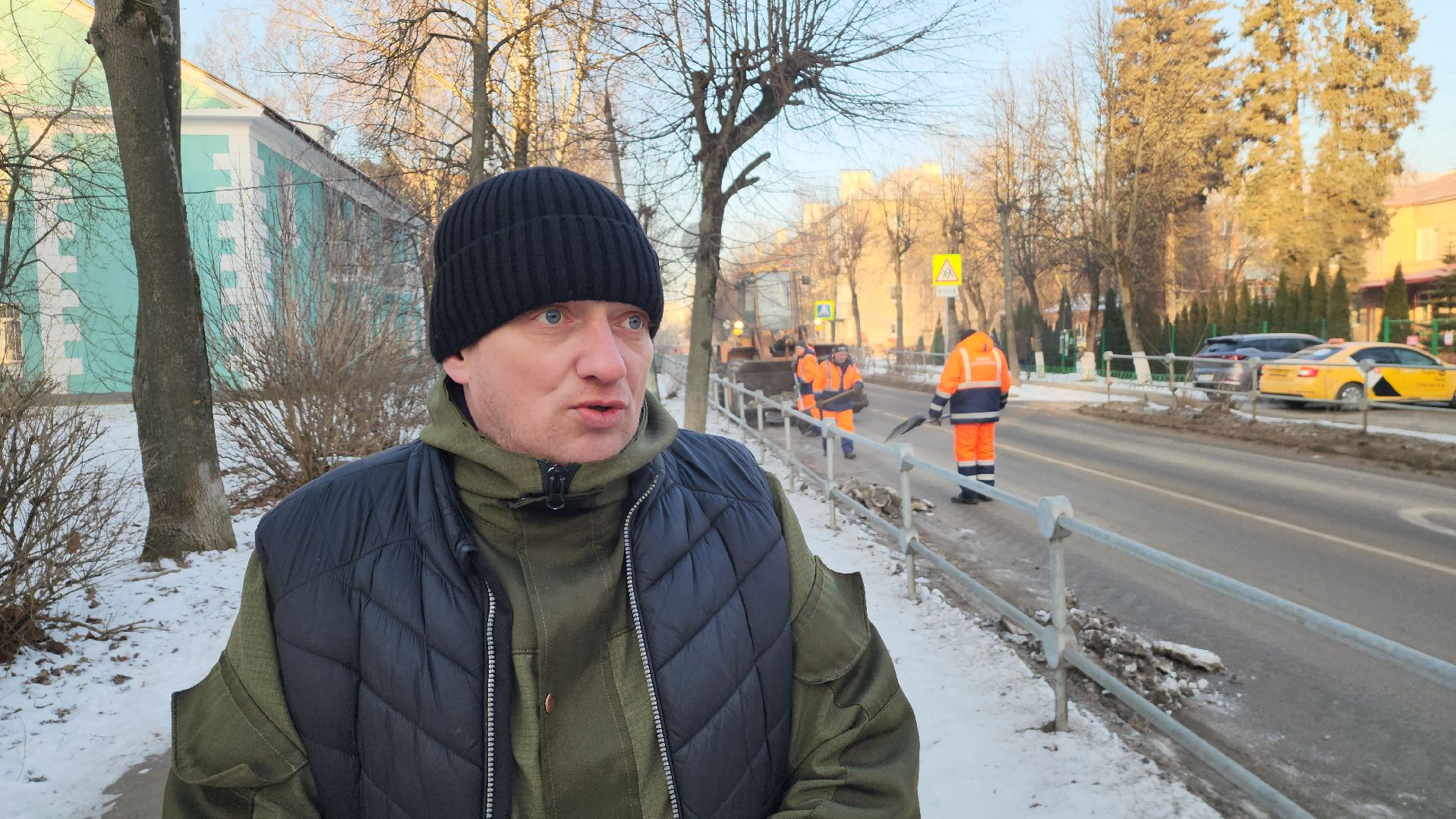 серпухов, улица физкультурная, микрорайон имени ногина, комбинат благоустройства, уборка дорог, вертикалки,