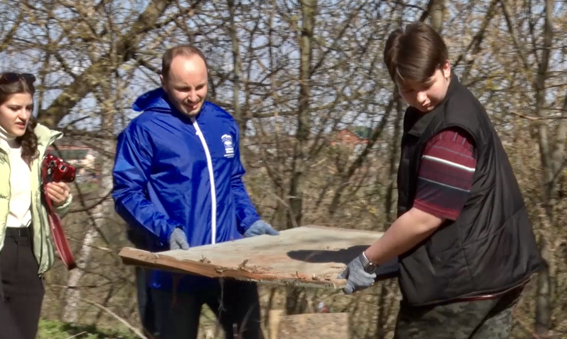 Клин, благоустройство, субботник, люди, месяц чистоты