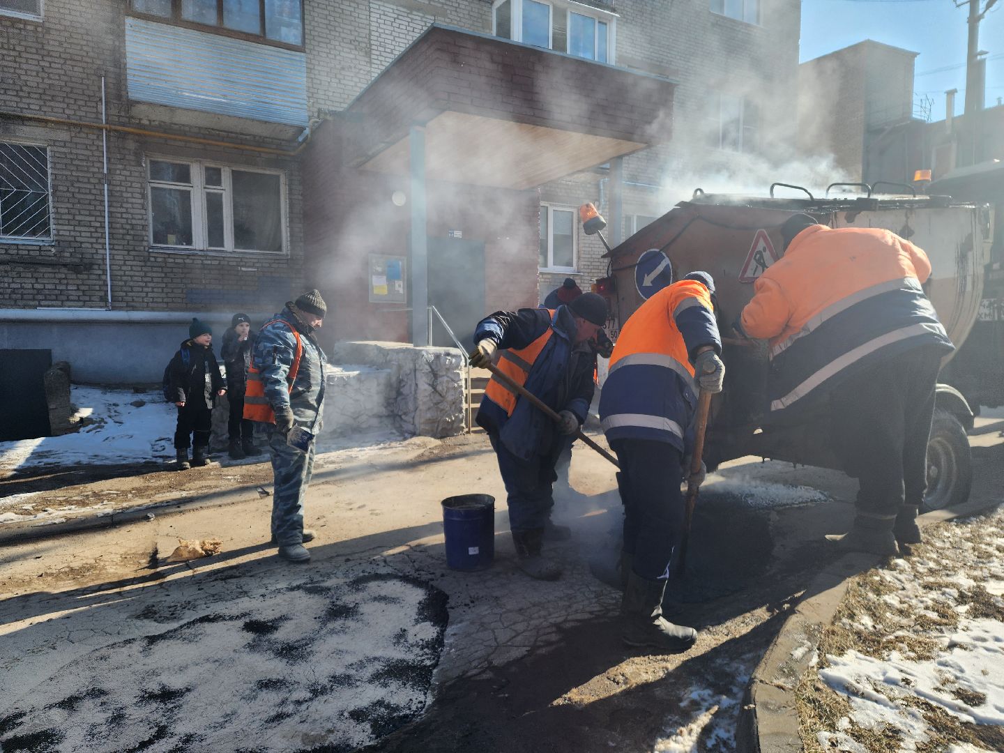 пущино, серпухов, ямочный ремонт,