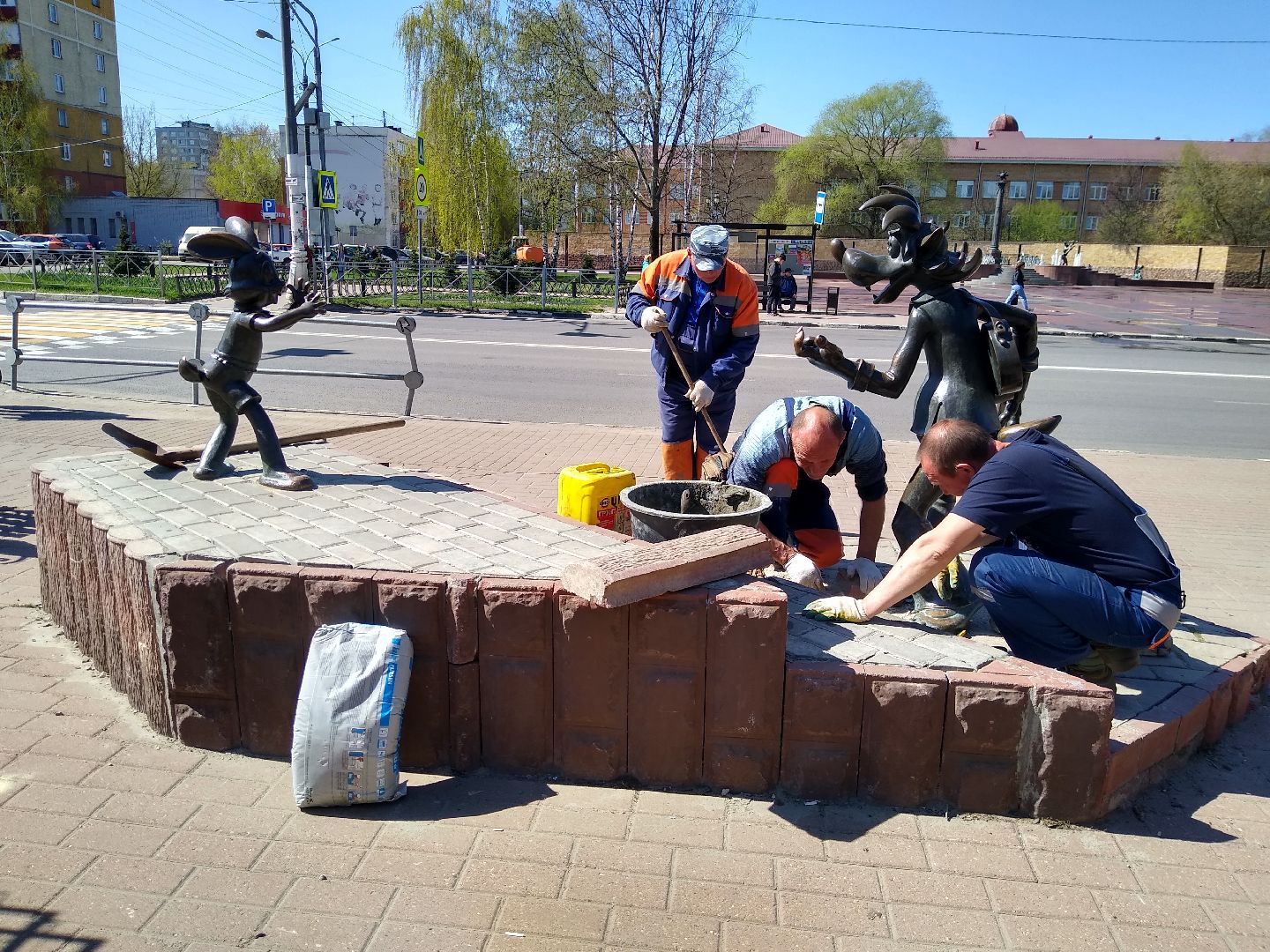 Раменское, благоустройство, скульптуры