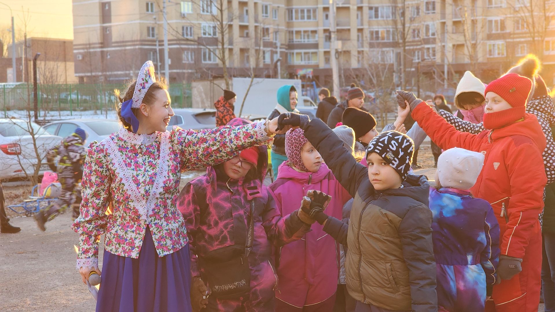 Масленица, дети, Лосино-Петровский,