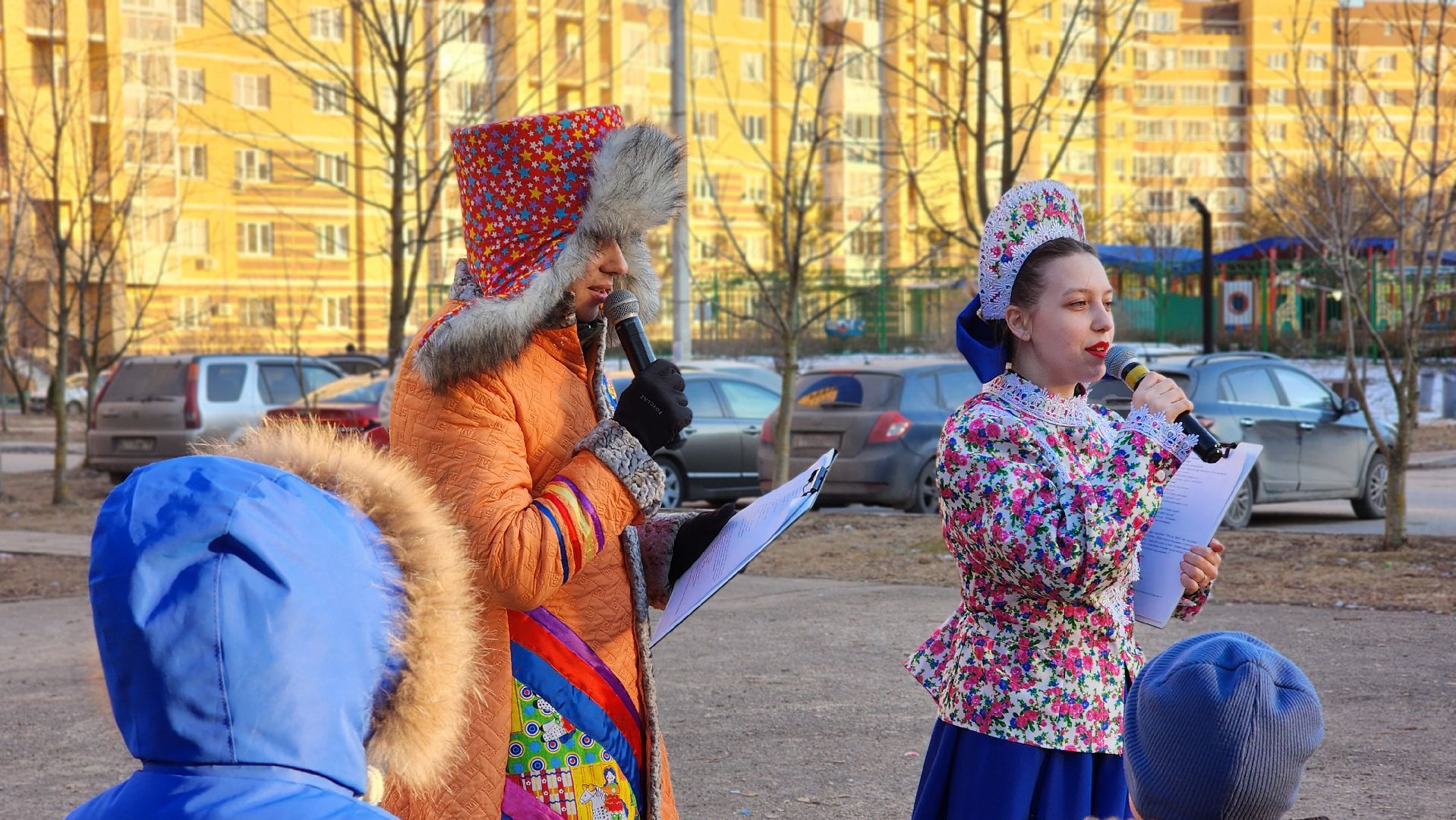 Масленица, дети, Лосино-Петровский,