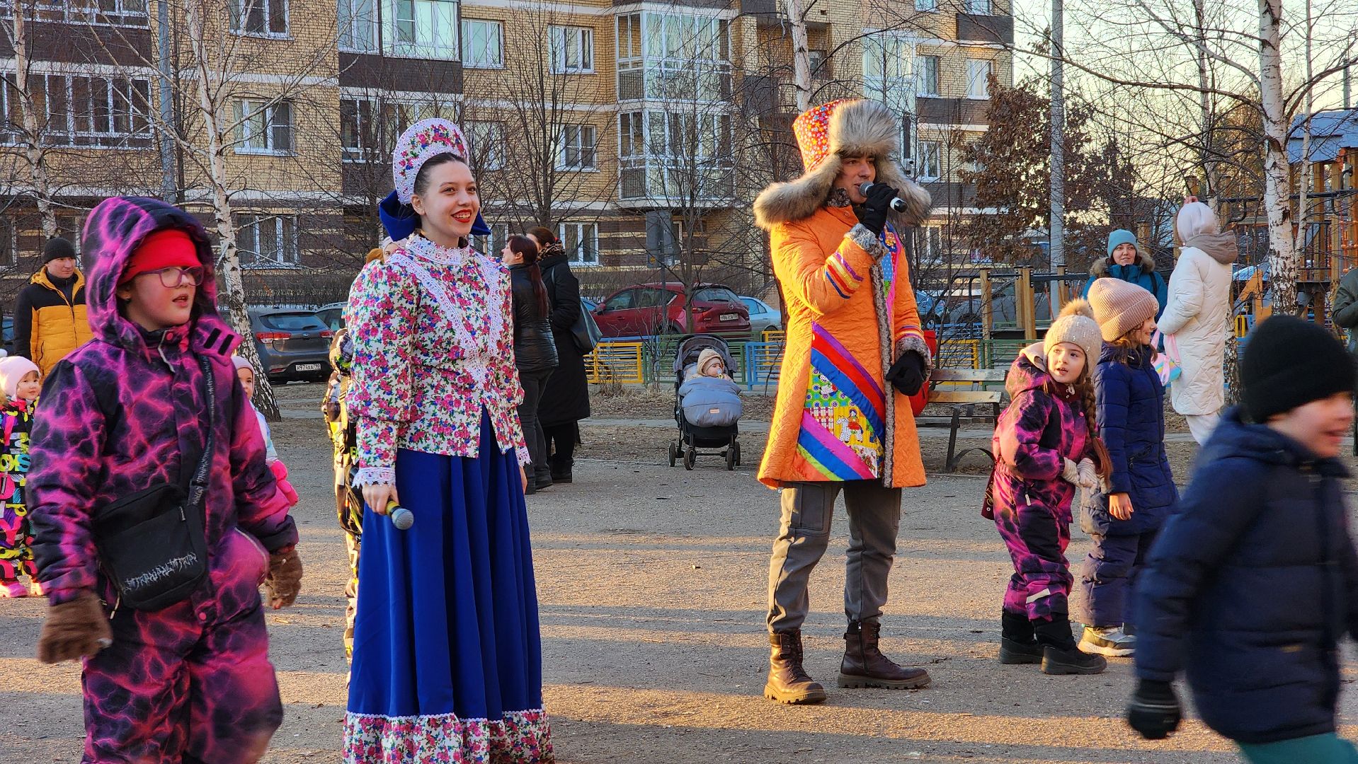 Масленица, дети, Лосино-Петровский,