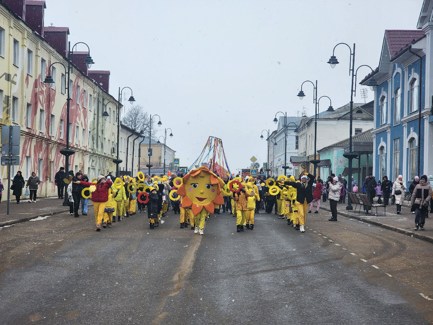 вертикалки, Зарайск, Масленица, Проводы зимы,