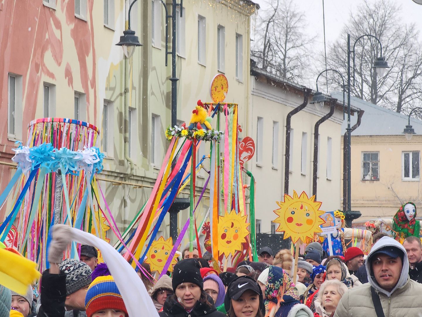 вертикалки, Зарайск, Масленица, Проводы зимы,