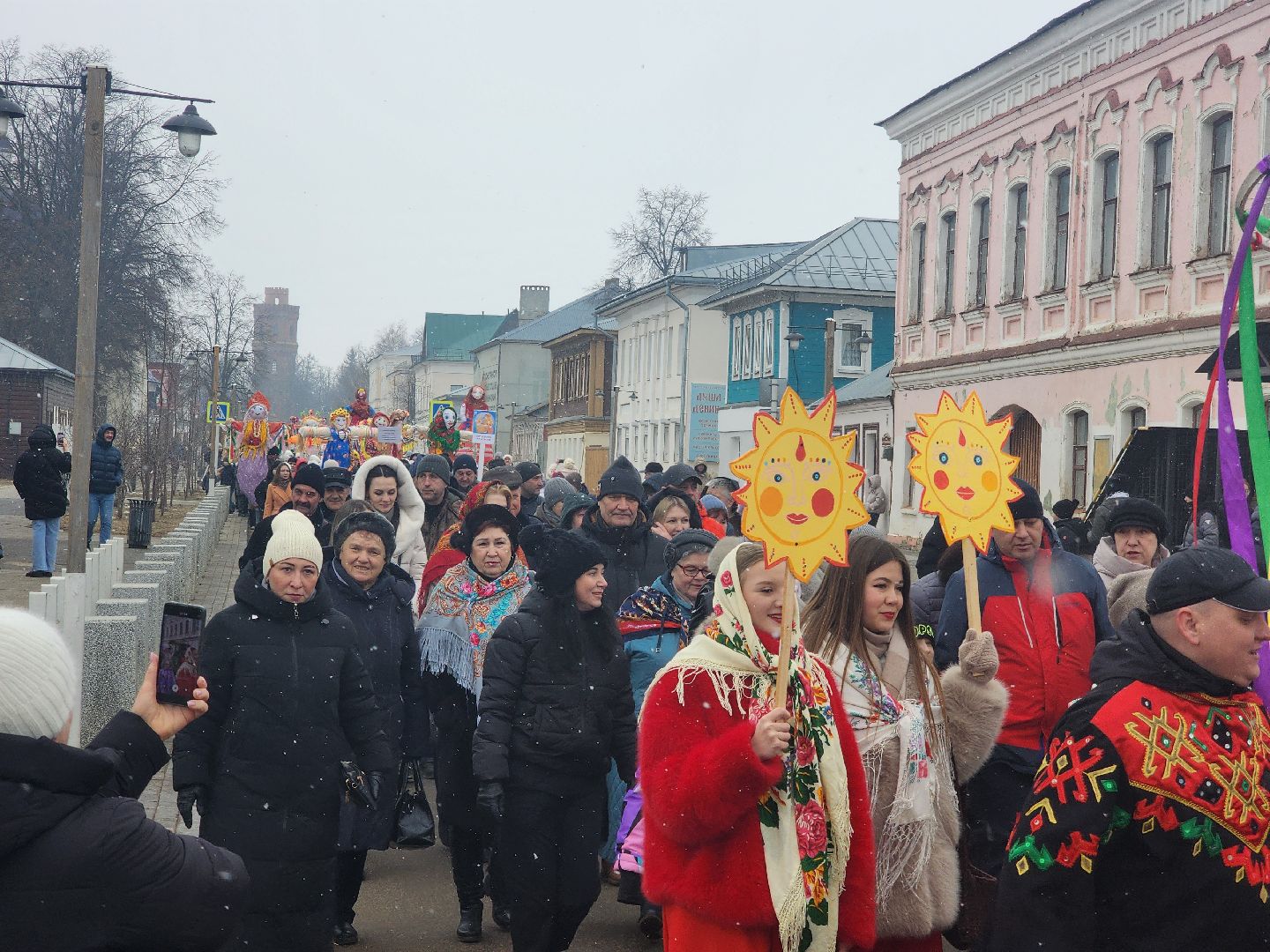 вертикалки, Зарайск, Масленица, Проводы зимы,